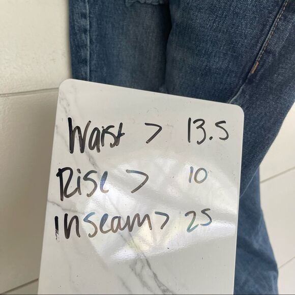 Garage Women’s 3 Denim Distressed Mom Jeans - Picture 4 of 5